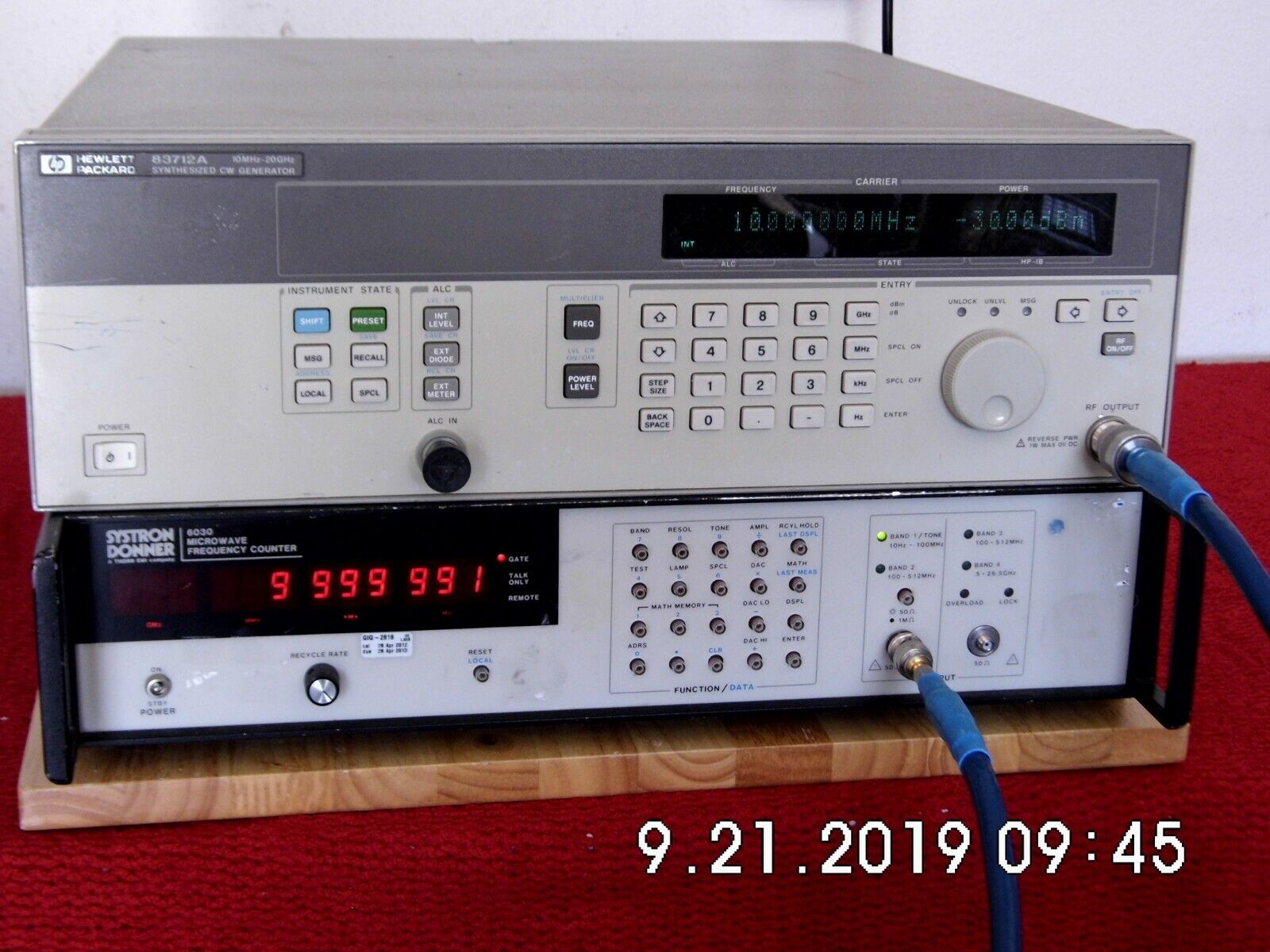 Systron Donner 6030 microwave frequency counter 10hz-26.5Ghz Systron Donner 6030 microwave frequency counter 10hz-26.5Ghz